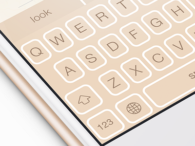 Gold Keyboard Theme for Themeboard ios keyboard theme themeboard themes