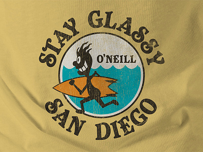 Keep It Glassy san diego surfing t shirt