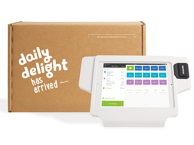 Groupon Tablet Packaging gnome groupon point of sale pos shipping box tablet