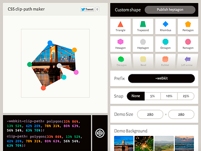 Clippy clip path css css3 google html5 material material design ui