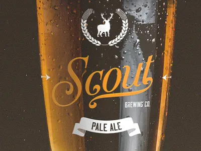 Scout Brewing Co. artisanal beer branding brewing deer food scout