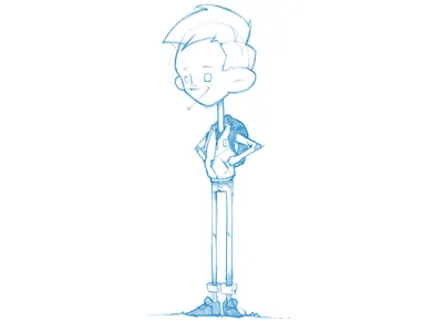 Kid autodesk character design illustration sketch sketchbook sketchbook pro