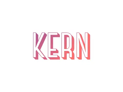 Kern "on the cob" branding color design kerning