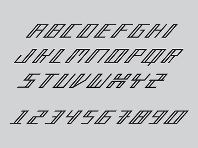 New face font letter type typeface