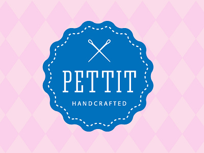 Pettit logo handcrafted logo retro vintage