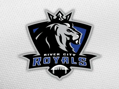 Yeah, yeah ....the lion king! american football football identity lion logo river city royals sacramento sigma kappa brands slavo kiss sport usa