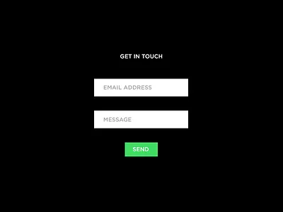 Contact Form contact email field form mobile ui ux