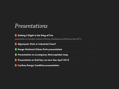 Presentations chaparral futura icons list typekit typography