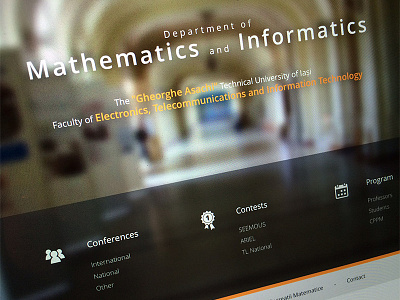 Mathematics Department Website clean cms css design html javascript jquerry mathematics warm webdesign website wordpress