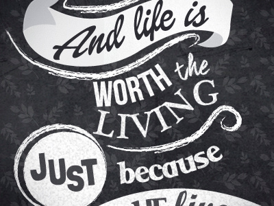 Because He lives... chalk christian illustrator lettering mexico pattern type typography