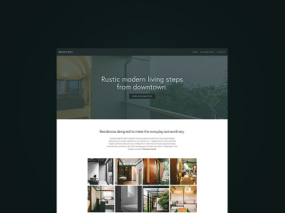 Bryant business squarespace template theme ui web website