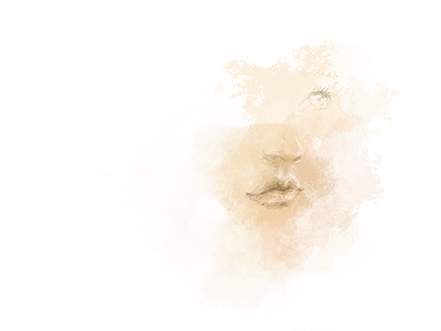 Dreaming digital painting illustration portrait