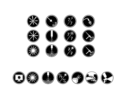 Laser Ico Iteration icon illustrator swg