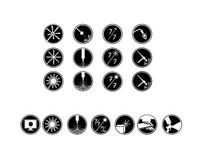 Laser Ico Iteration icon illustrator swg