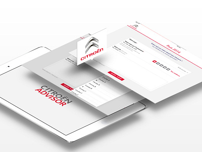 Octavdesign Citroenadvisor Qcm Ipad 800 app button car design ios8 ipad mobile type ui ux webdesign website