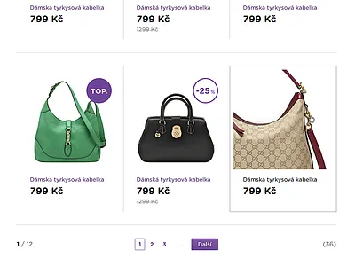 Product line - hand bags active clean ecommerce eshop handbag handbags hover pagination products purple shop white