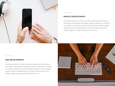 Agency website minimalistic mobile responsive simple ui userinterface ux web webdesign