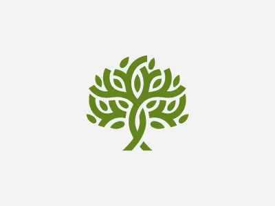 Tree leaves logo symbol tree