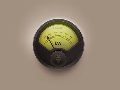 Energy Meter 3d cool graphic design icons meter