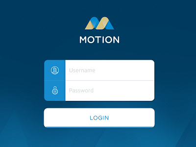 Login Screen for iPad app blue clean form ios ipad log in login simple ui