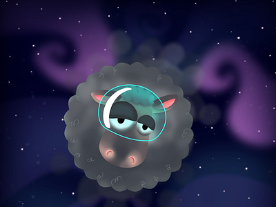 Burned animal burned game game dev illustration local multiplayer mobile game sheep smoke space