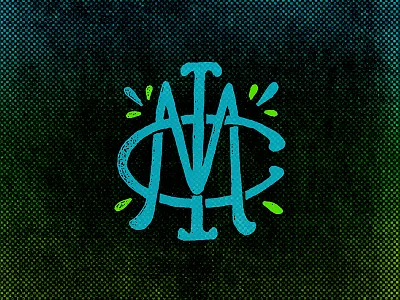 CMI Monogram cmi grunge halftone lettering logo mark monogram texture type