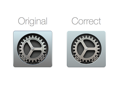 Correct Yosemite Settings Icon 10.10 icon mac osx settings sketch yosemite