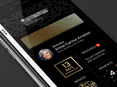 Dashboard app dashboard event exclusive interface ios ios8 iphone mockup ui ux vip