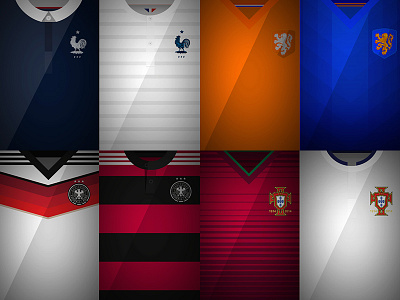 World Cup 2014 European Block brazil2014 design europe flat france germany illustration netherlands portugal world cup