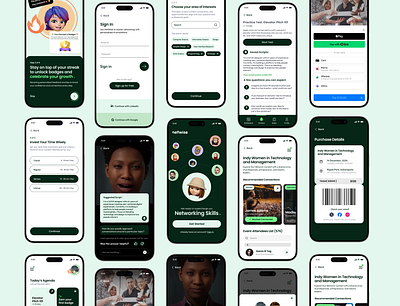 NetWise: Your AI-Powered Networking Coach case study dashboard mobile app networking prototyping tech ui uiux design unreal engine user experience web app