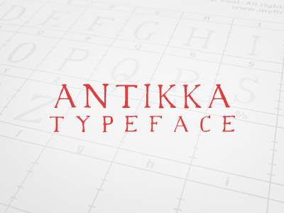 Antikka Typeface antikka font typeface typography