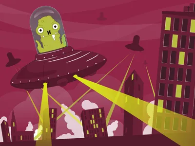 Invasion alien attack flokk invasion ufo wildish