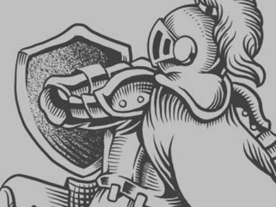 Knight WIP illustration knignt wip