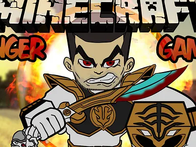 Minecraft for YouTube Graphics custom design hunger games minecraft power power rangers rangers sketches thumbnails youtube