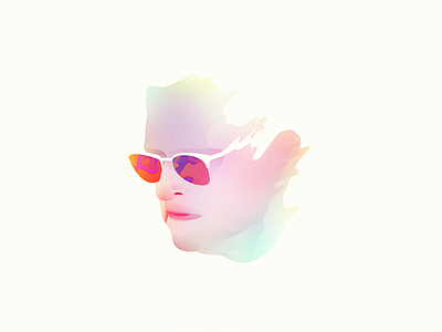 Maceration as fuck head illustration lsd profile ray ban sunglasses trippy