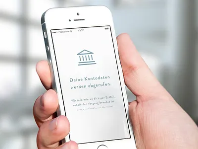 Smart Banking App »WORK IN PROGRESS« app banking concept design flat german icon interface iphone minimal ui ux
