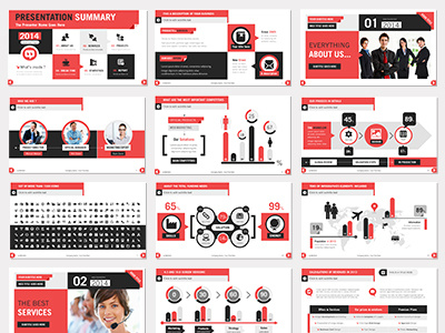 PowerPoint Presentation Flat Design business corporate design flat powerpoint