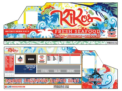 Food Truck Wrap WIP branding food truck illustration tacos truck wip wrap