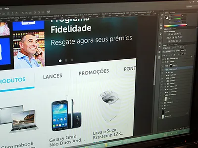 Loyalty Program App android app home screen ios mobile products list store ui ux
