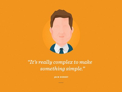 Jack Dorsey Quote illustration sentinel texture