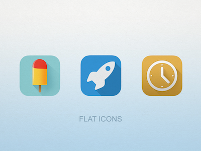 Flat icons app flat icon