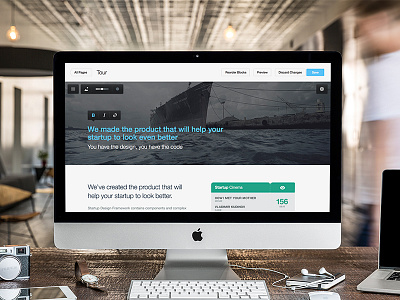 Startup Framework for WordPress blog business framework landing page portfolio startup theme wordpress