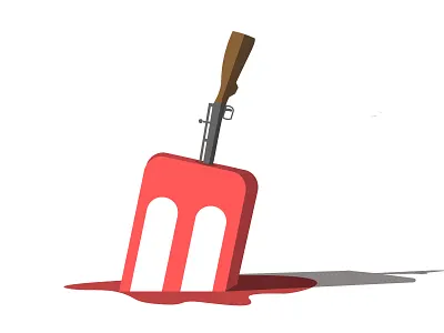 Popsicle Homicide guns illustration melting murder popsicle red