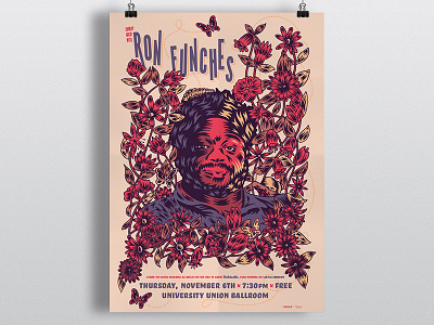 Ron Funches Poster gigposter illustration poster