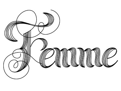 Lettering // Femme calligraphy guatemala hand lettering jewelry lettering script