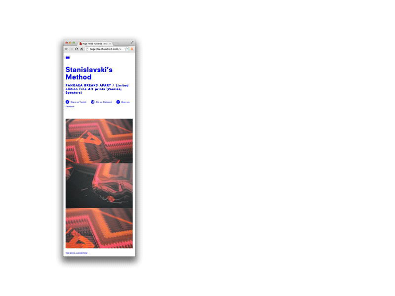 P/T/H . Website, Responsive Design clothing responsive design streetwear wallpaper web web design website