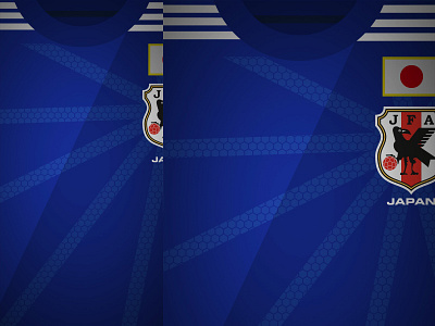Japan Home/Away Shirts World Cup Brazil 2014 brazil2014 design flat illustration japan world cup