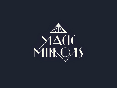 MM identity logo logo design magic magic mirrors