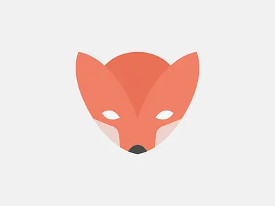 Little Fox fox icon logo