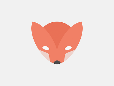 Little Fox fox icon logo